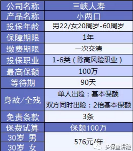 小两口定期寿险：不仅便宜，性价比还高